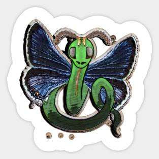 Dragon Butterfly Sticker